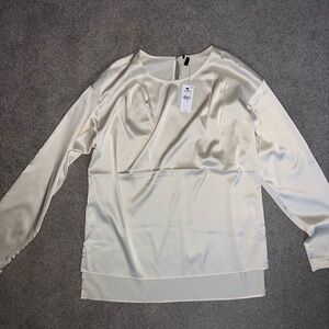 Elegant Cream Women's Top